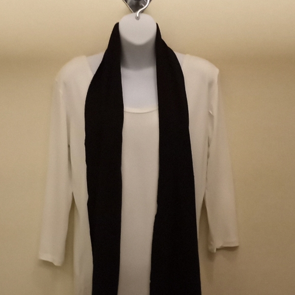 Black  Pashmina Cashmere Feel Winter Scarf - Picture 5 of 16